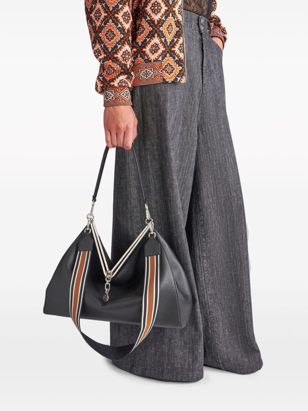 Vela leather shoulder bag - 2