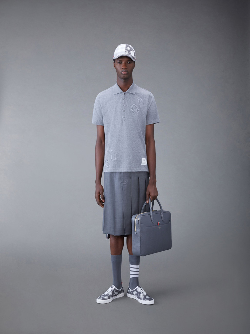 Midweight Jersey Paisley Short Sleeve Polo 4