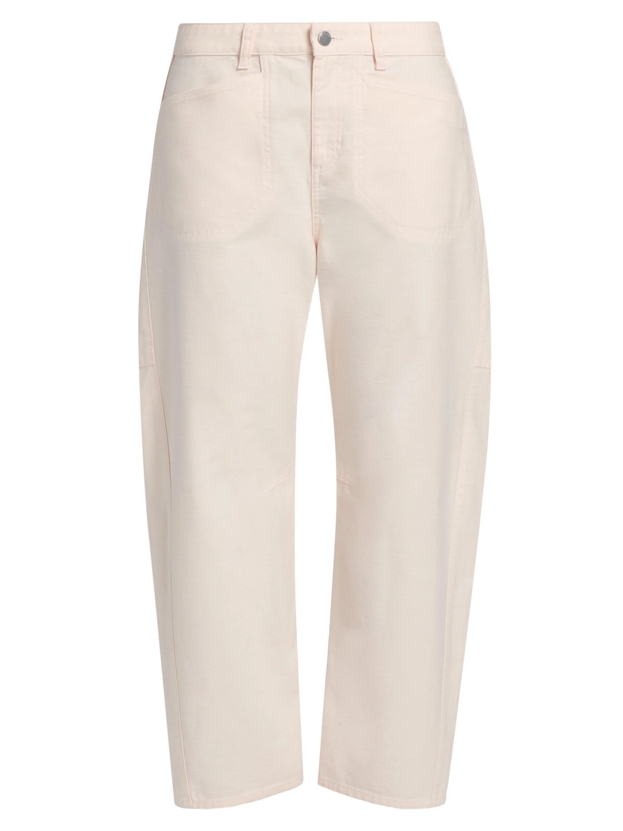 Women's Stevie Utility Tapered Cotton Pants - Light Pink - 1