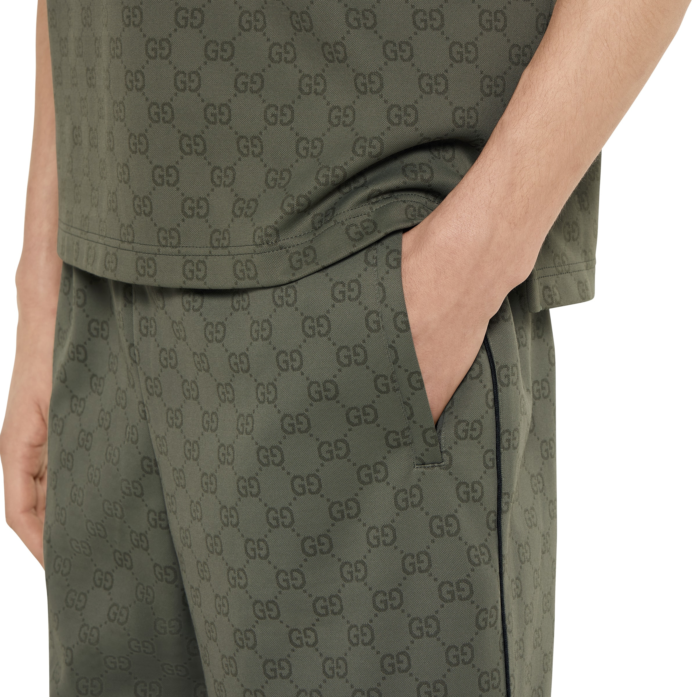 GG jersey jacquard shorts - 5