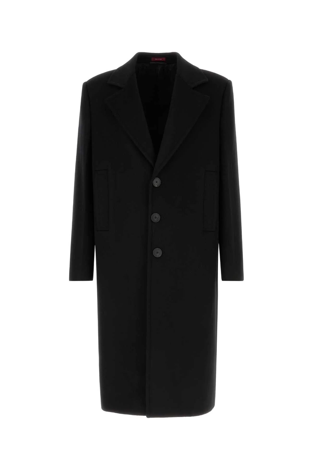 Gucci Wool Blend Coat — Black - 1