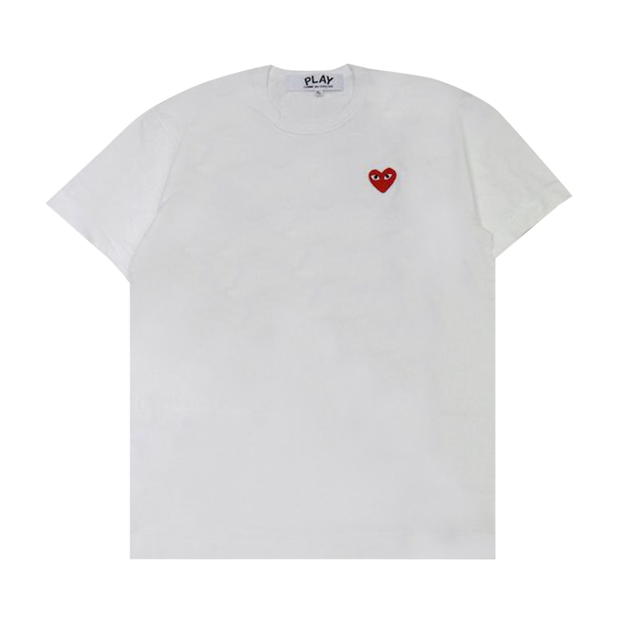 Comme des Garçons PLAY Heart Emblem T-Shirt 'White' - 1