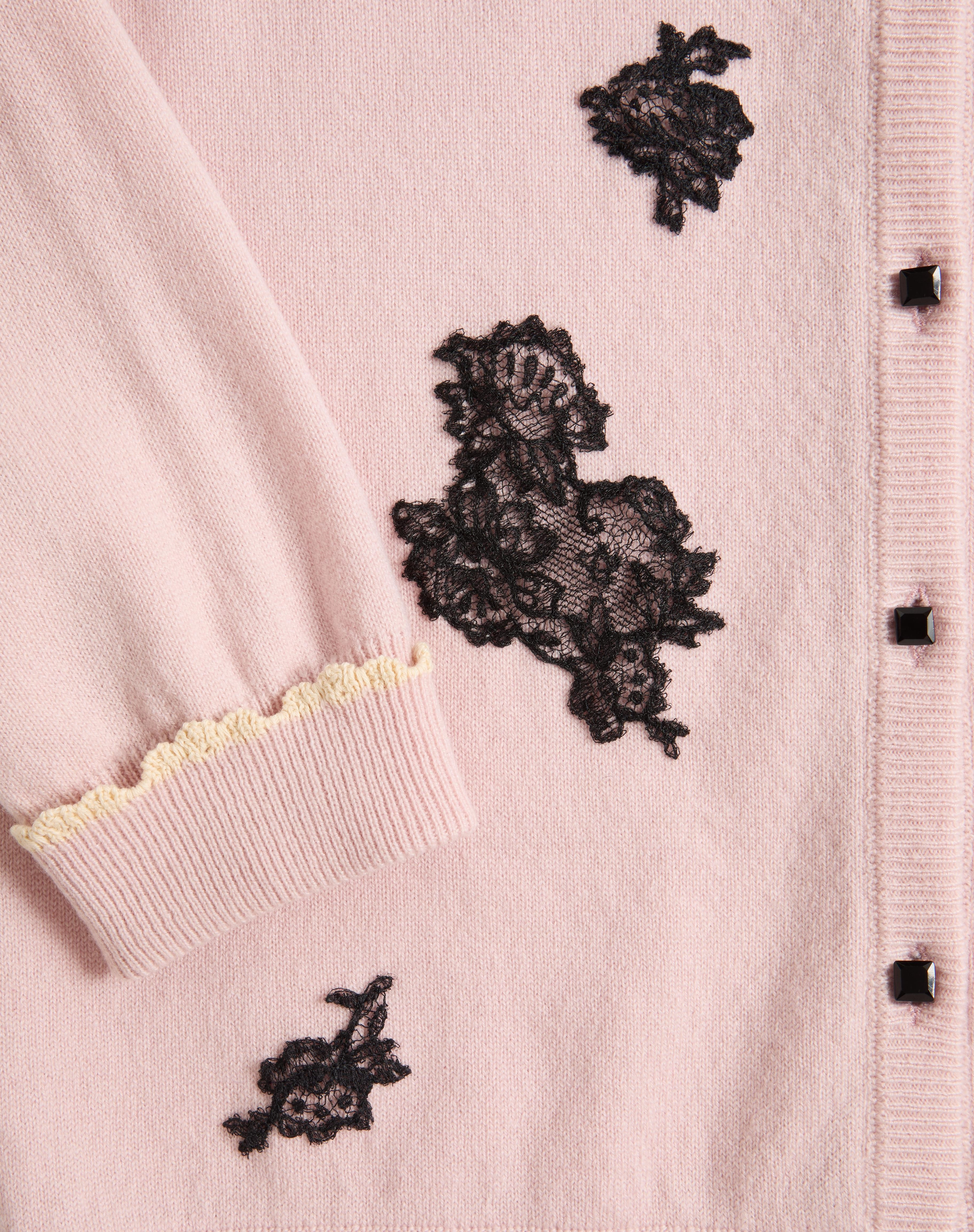 CARDIGAN WITH SHEARLING COLLAR - 8