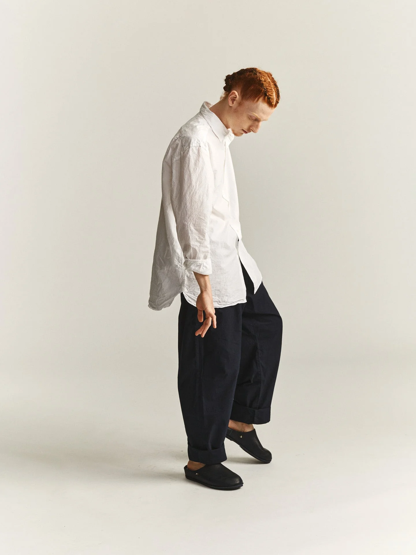 BIG RACCOURCIE SHIRT - H COT - WHITE - 1