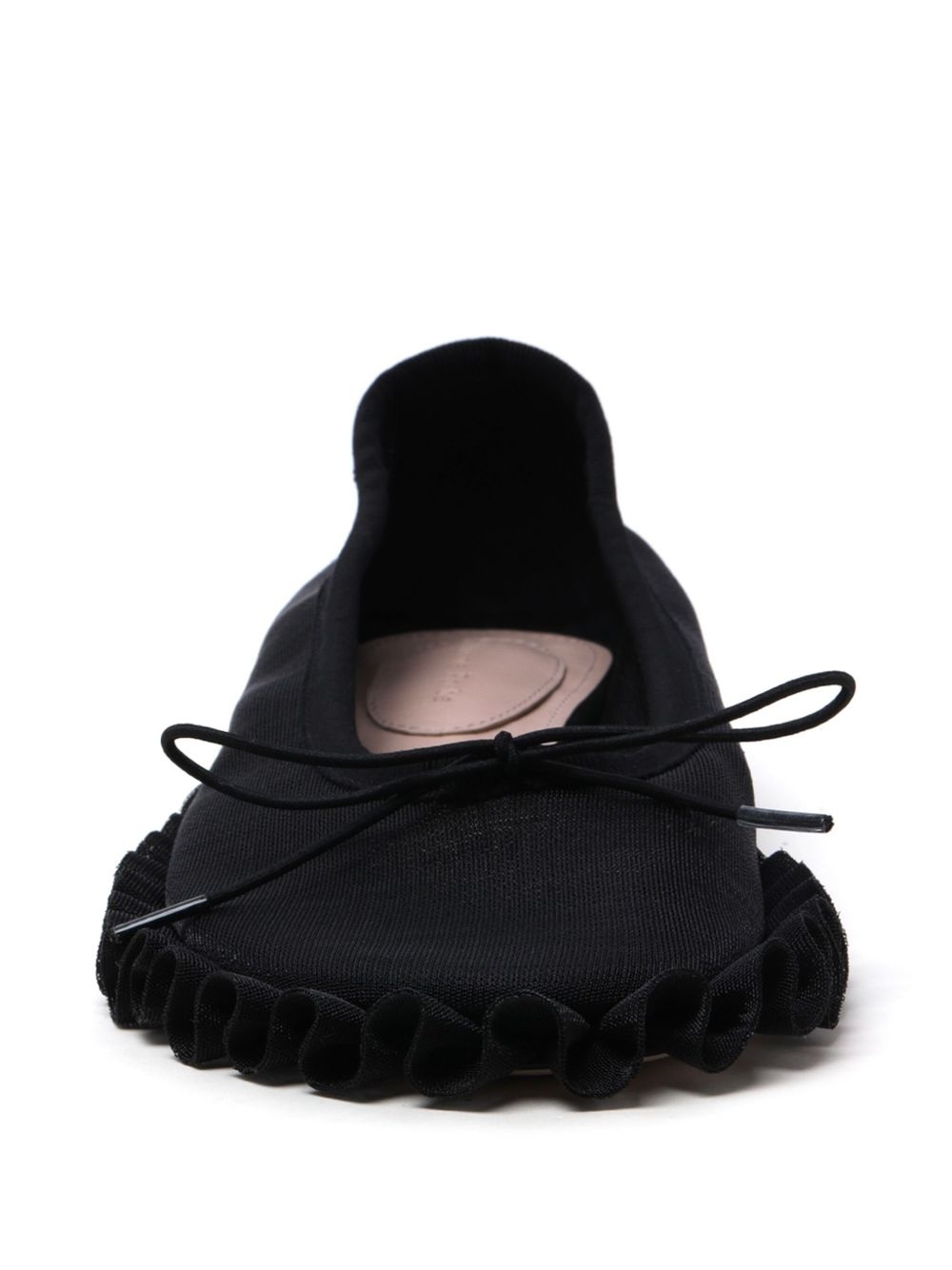 ruffled-detail ballet flats - 3