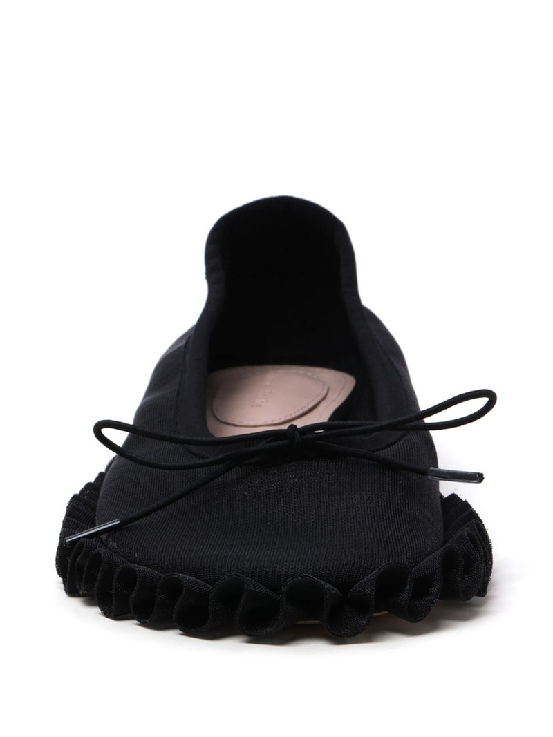 ruffled-detail ballet flats 3