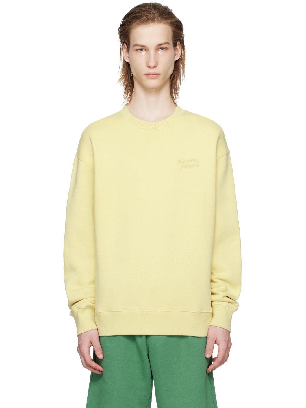 Yellow Handwriting Sweatshirt - 1