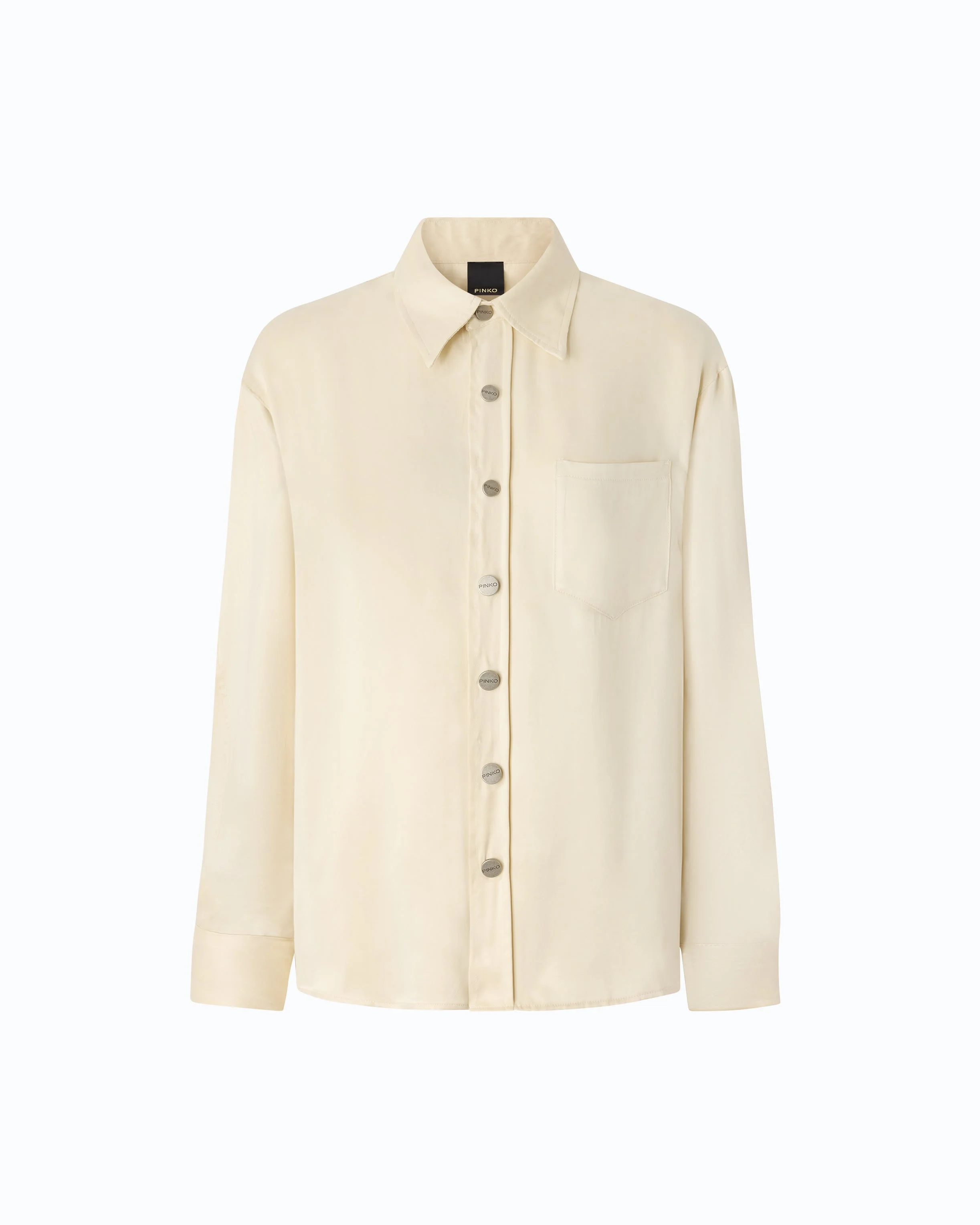 SHIRT IN PEACHSKIN-FEEL TWILL - 1