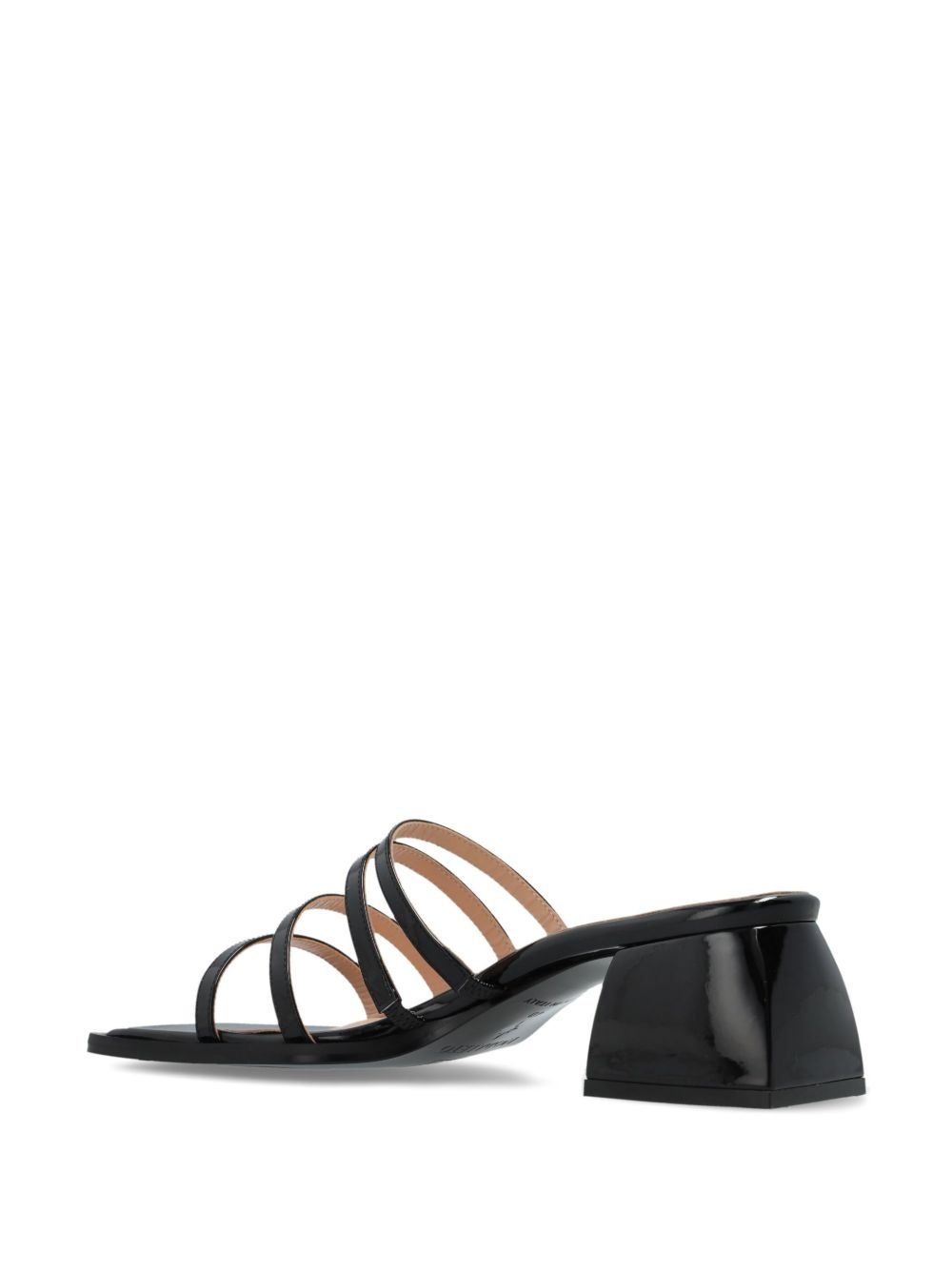 60mm leather mules - 3
