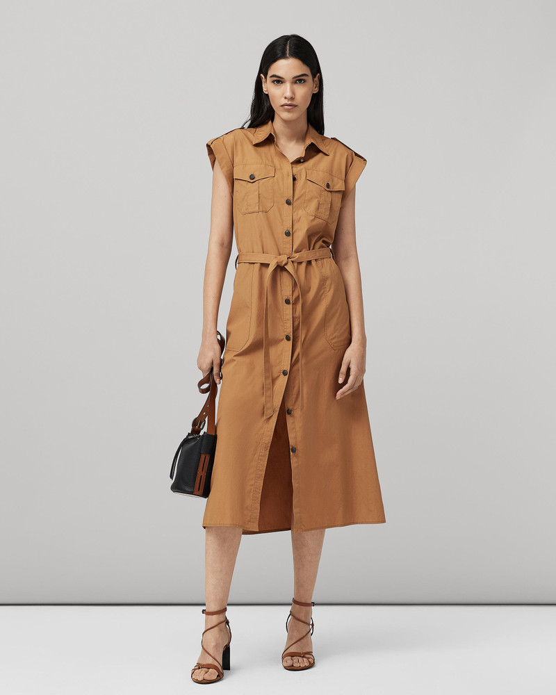 Roxanne Maxi Sleeveless Dress
Cotton Poplin Dress 6