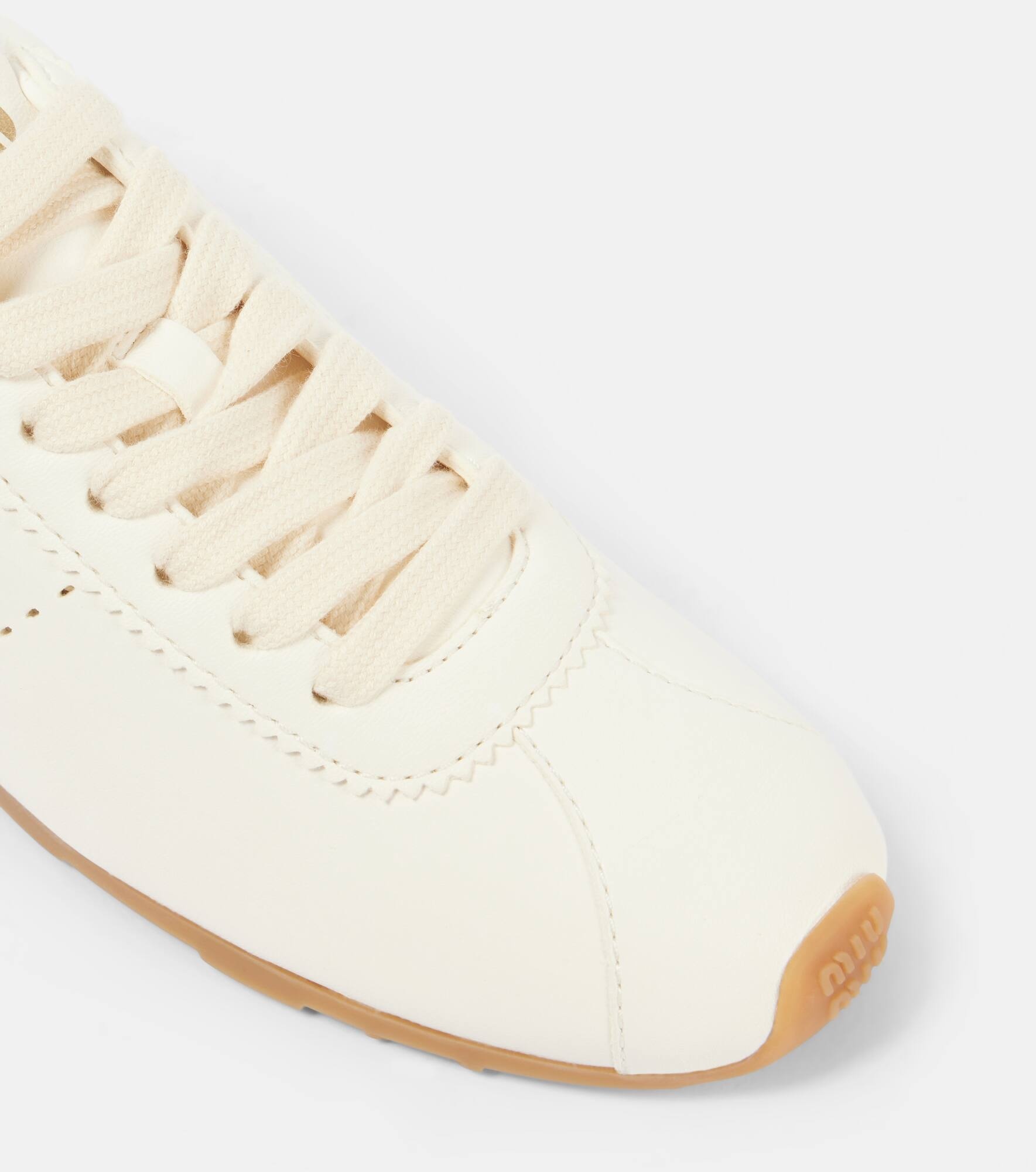 Leather sneakers - 5
