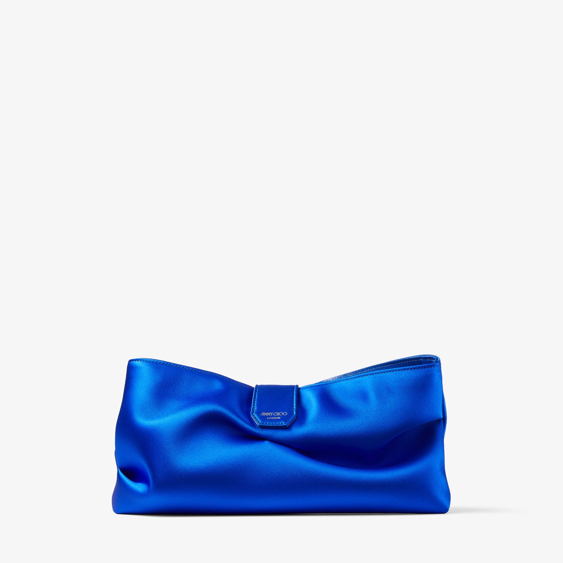 Madeline Soft Clutch
Ultraviolet Satin Clutch Bag with Crystal Buckle - 8