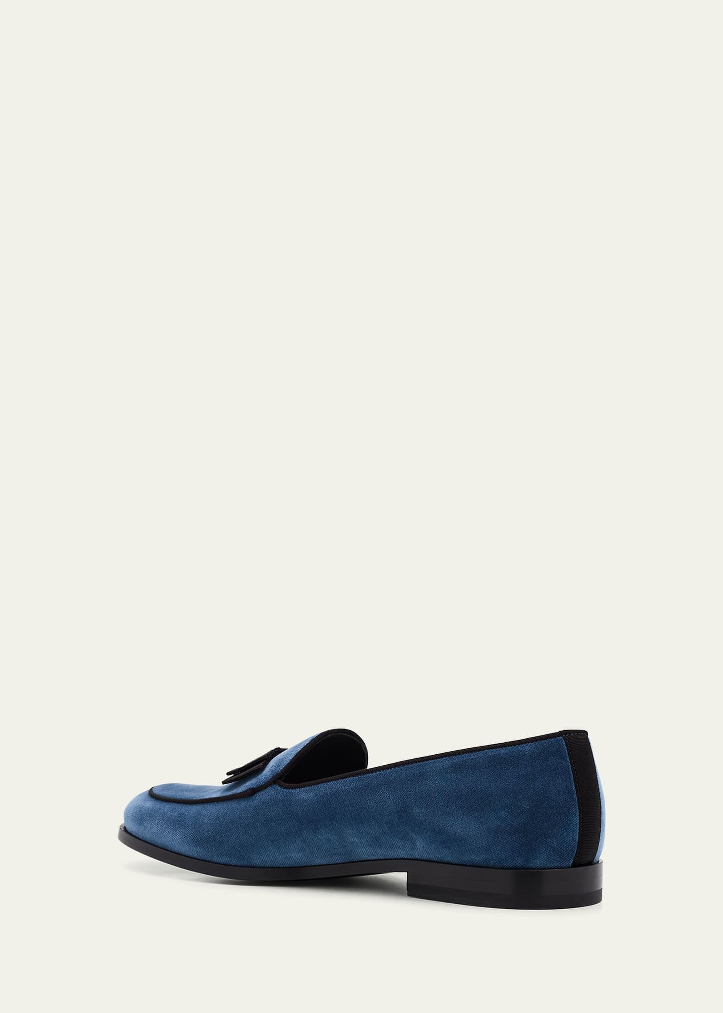 Men's Textile Smoking Slippers - 2