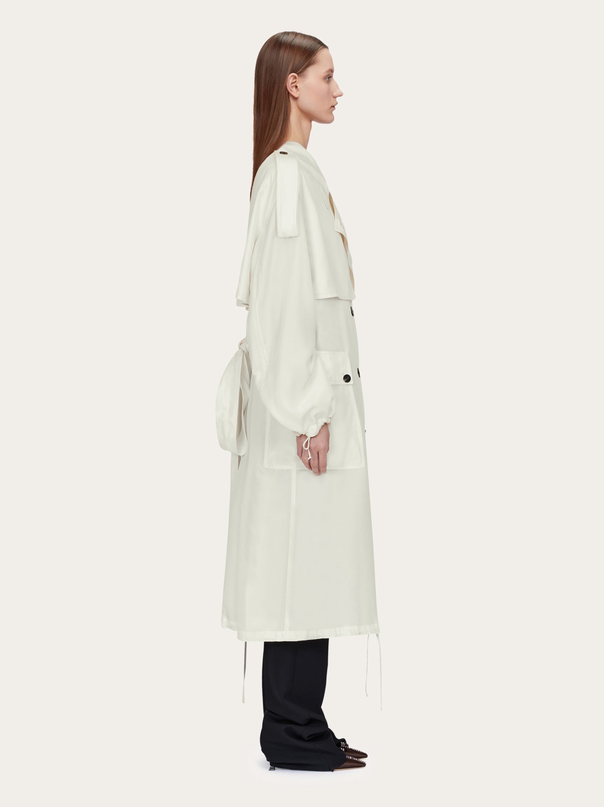 Habotai silk trench - 3