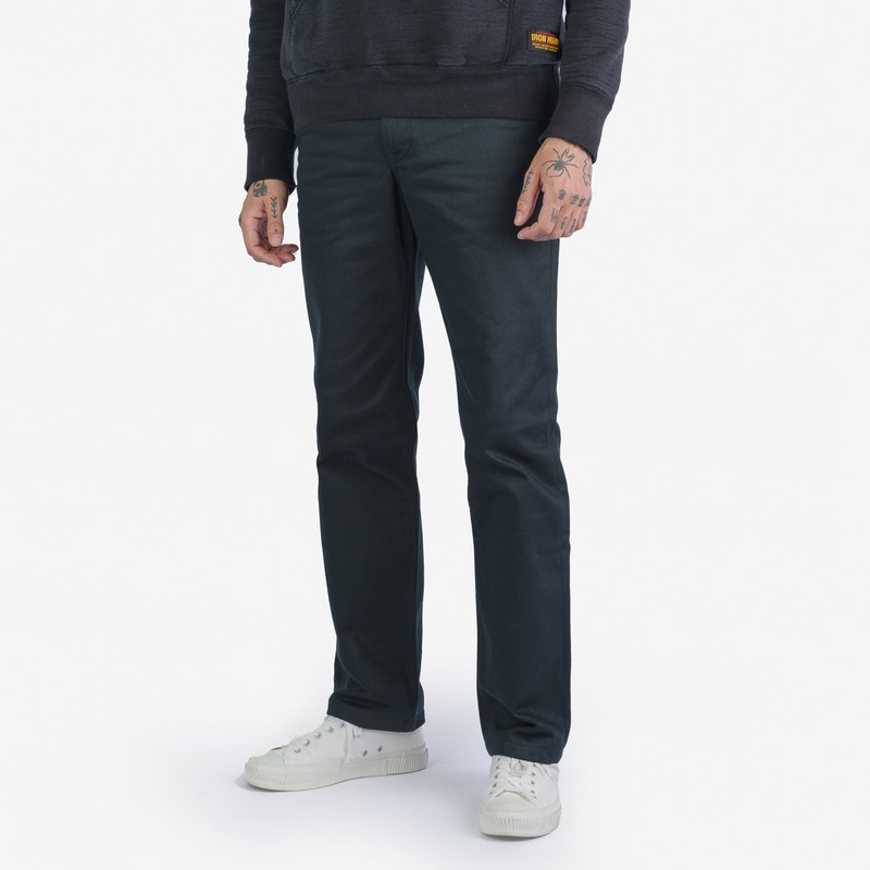 Iron Heart IH-730-NAV 12oz Heavy Cotton Regular Fit Chinos - Navy outlook