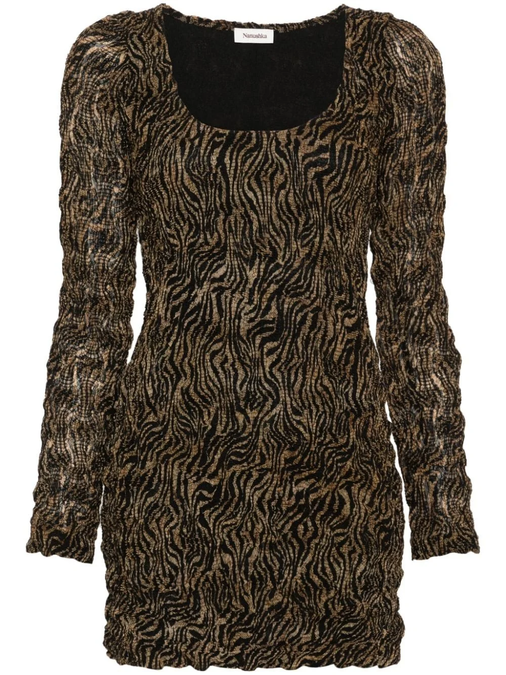 Frensi zebra-print minidress - 1