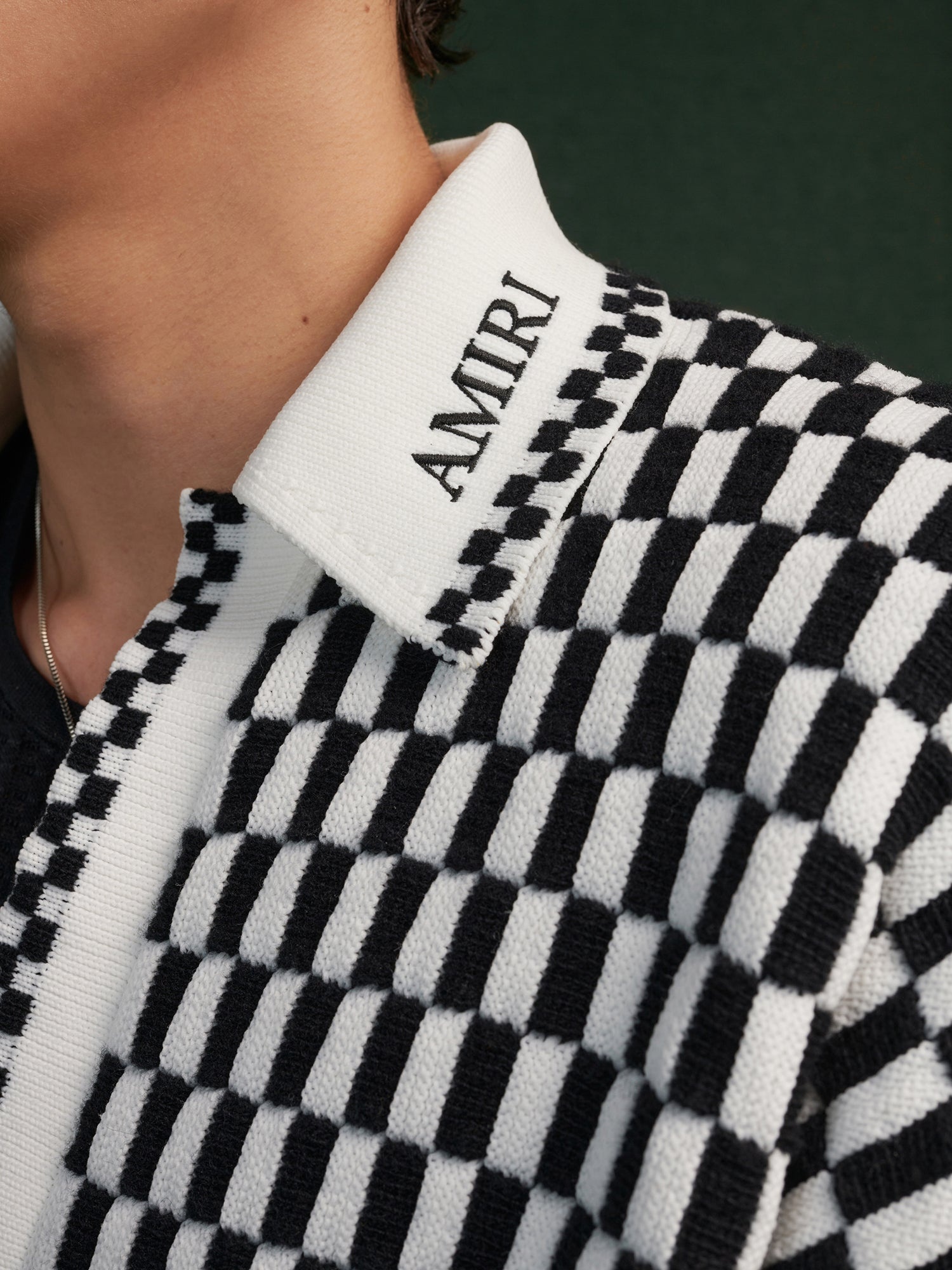 CHECKERED OVERSIZED POLO - 4