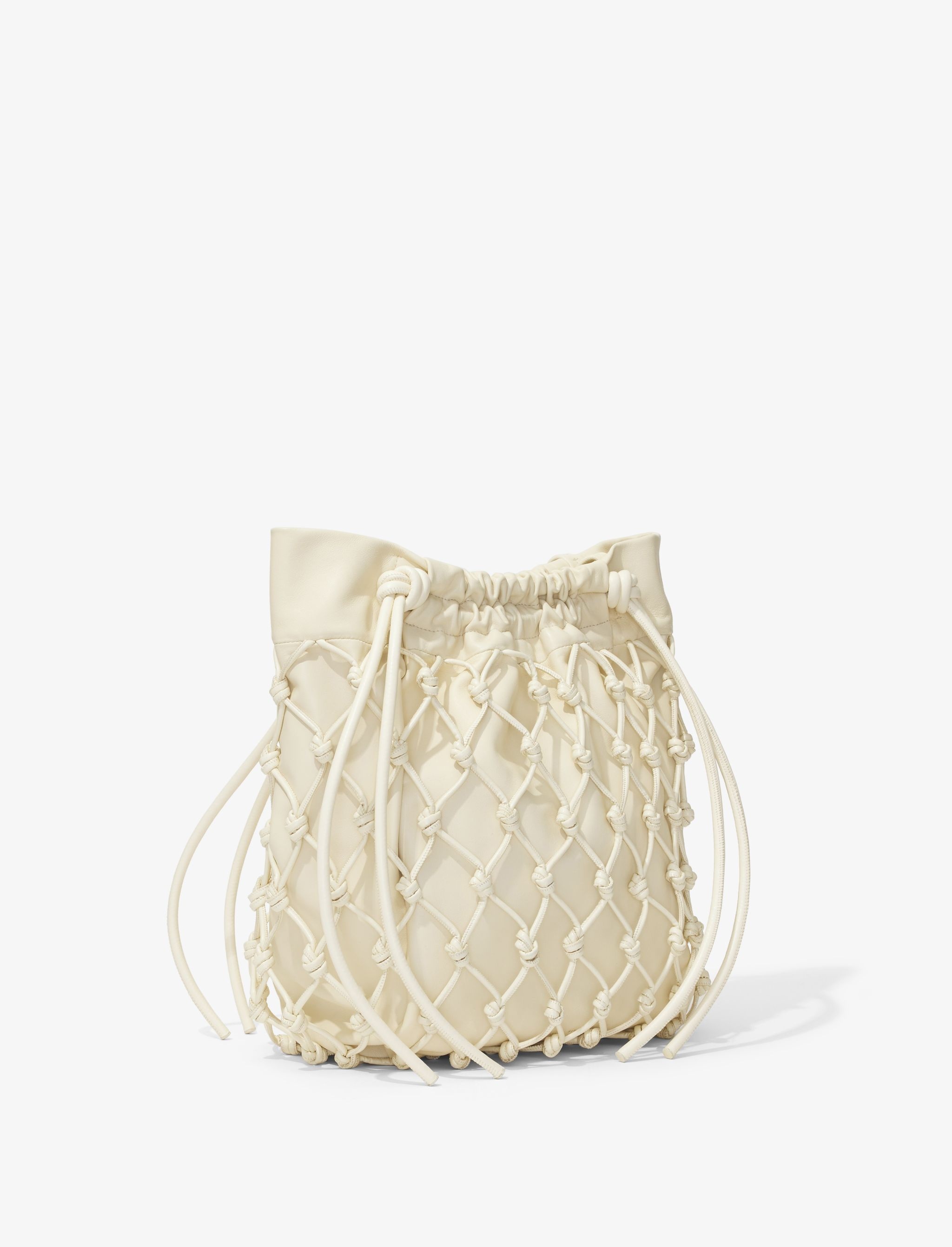 Macrame Drawstring Tote - 2