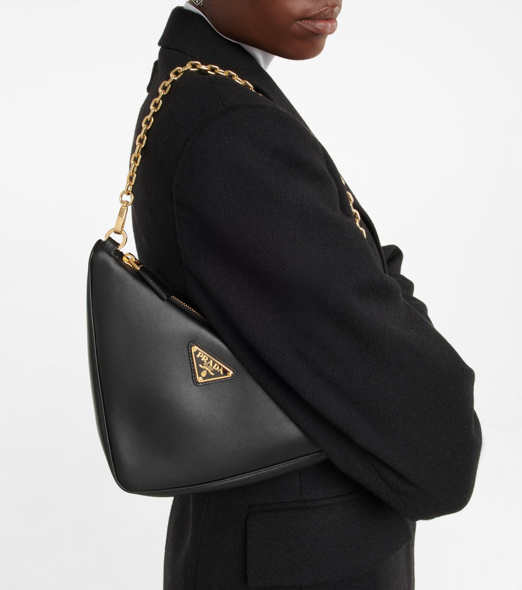 Triangolo Mini jacquard shoulder bag - 6