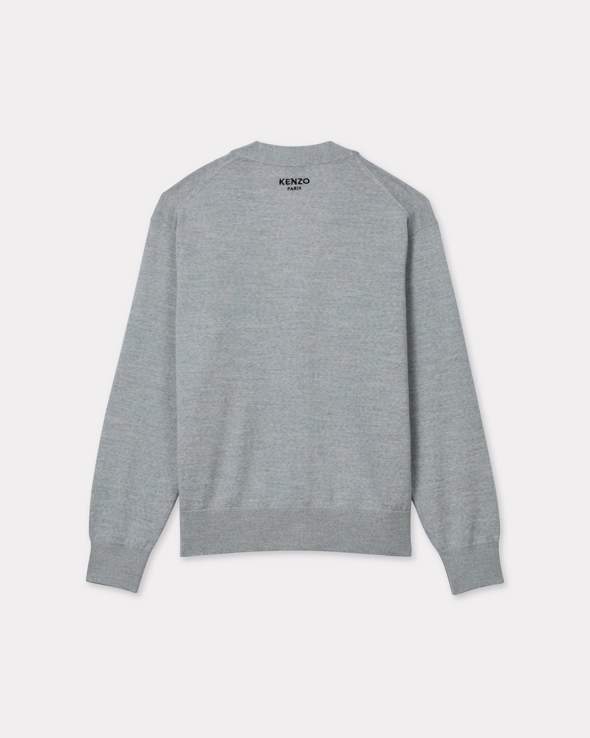 'KENZO Pop' embroidered cardigan in merino wool - 2