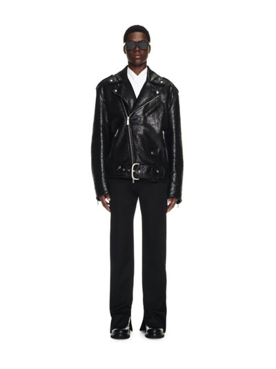 Off-White Leather Biker outlook