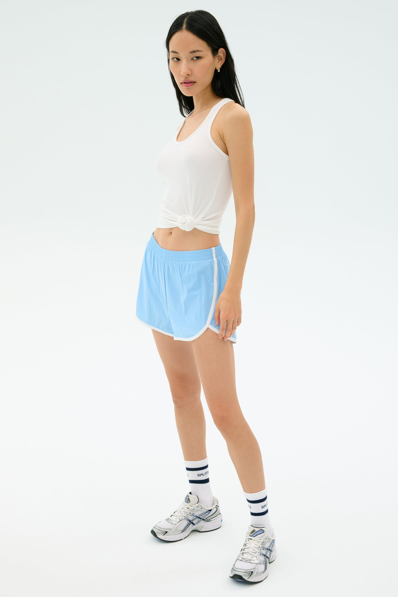 Megan Woven Nylon Run Short 6