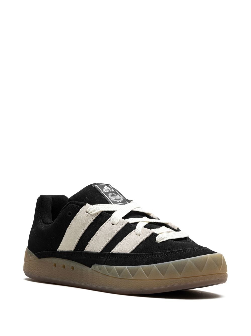 Adimatic "Core Black/Off White/Gum" sneakers - 7