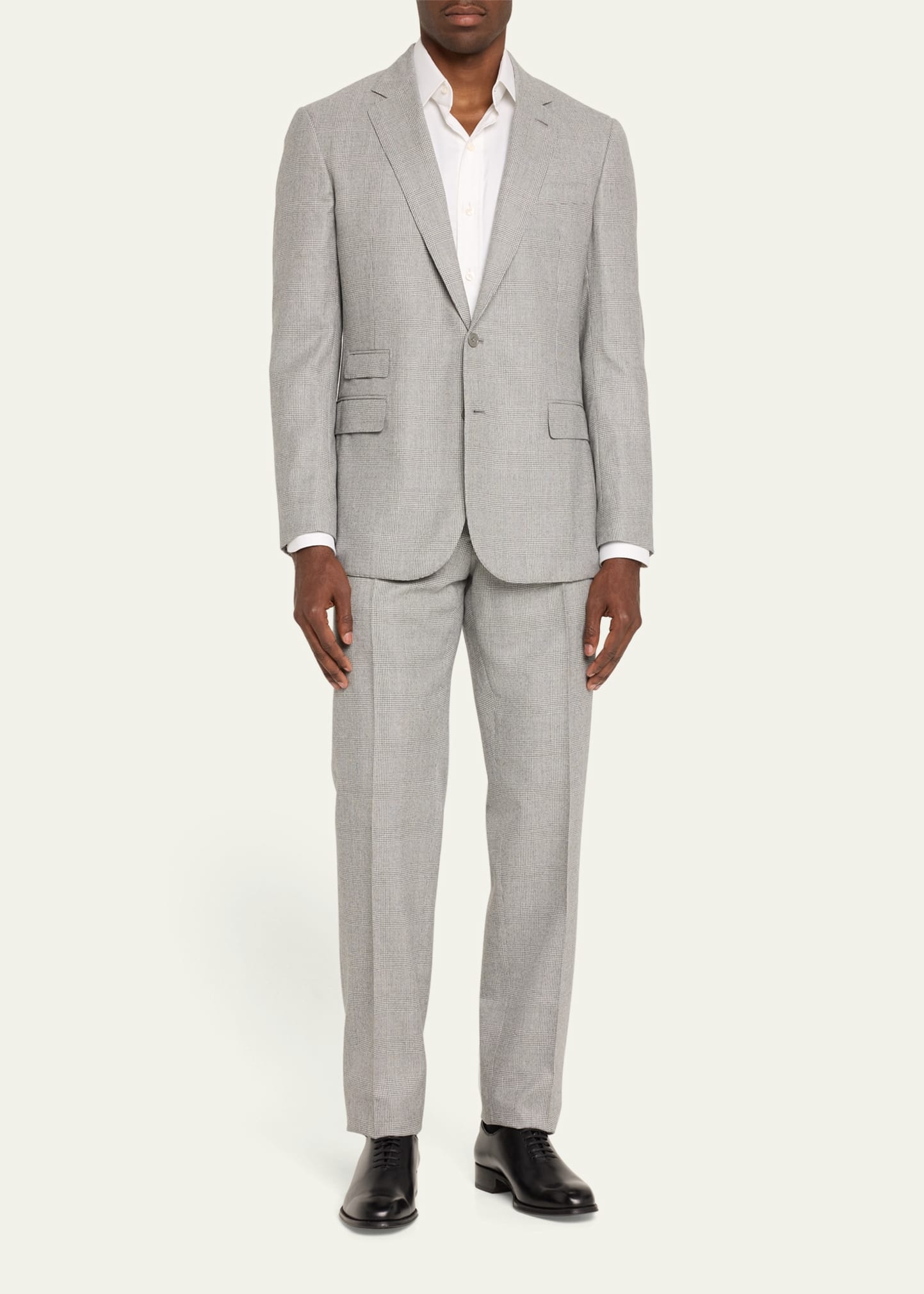 Men's Kent Hand-Tailored Glen Plaid Suit - 2
