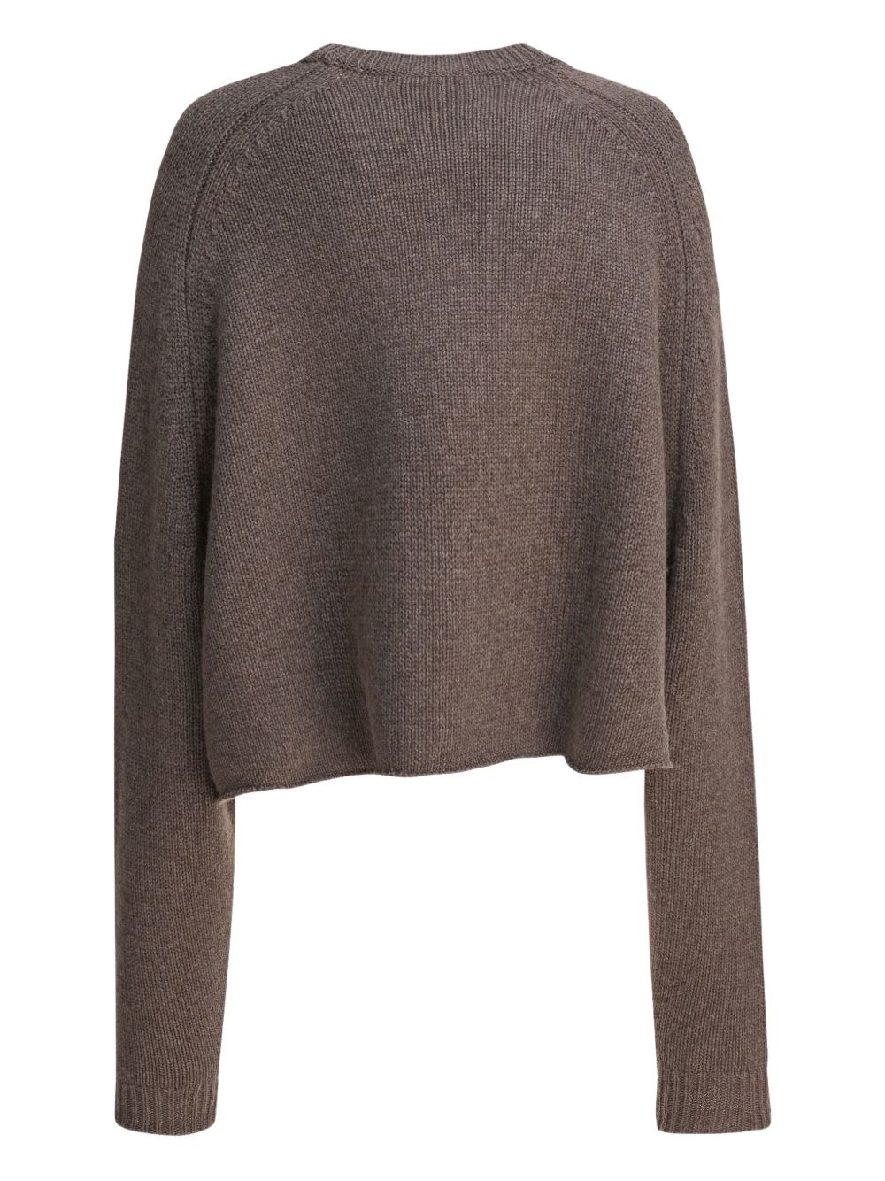 cashmere cropped sweater - 2