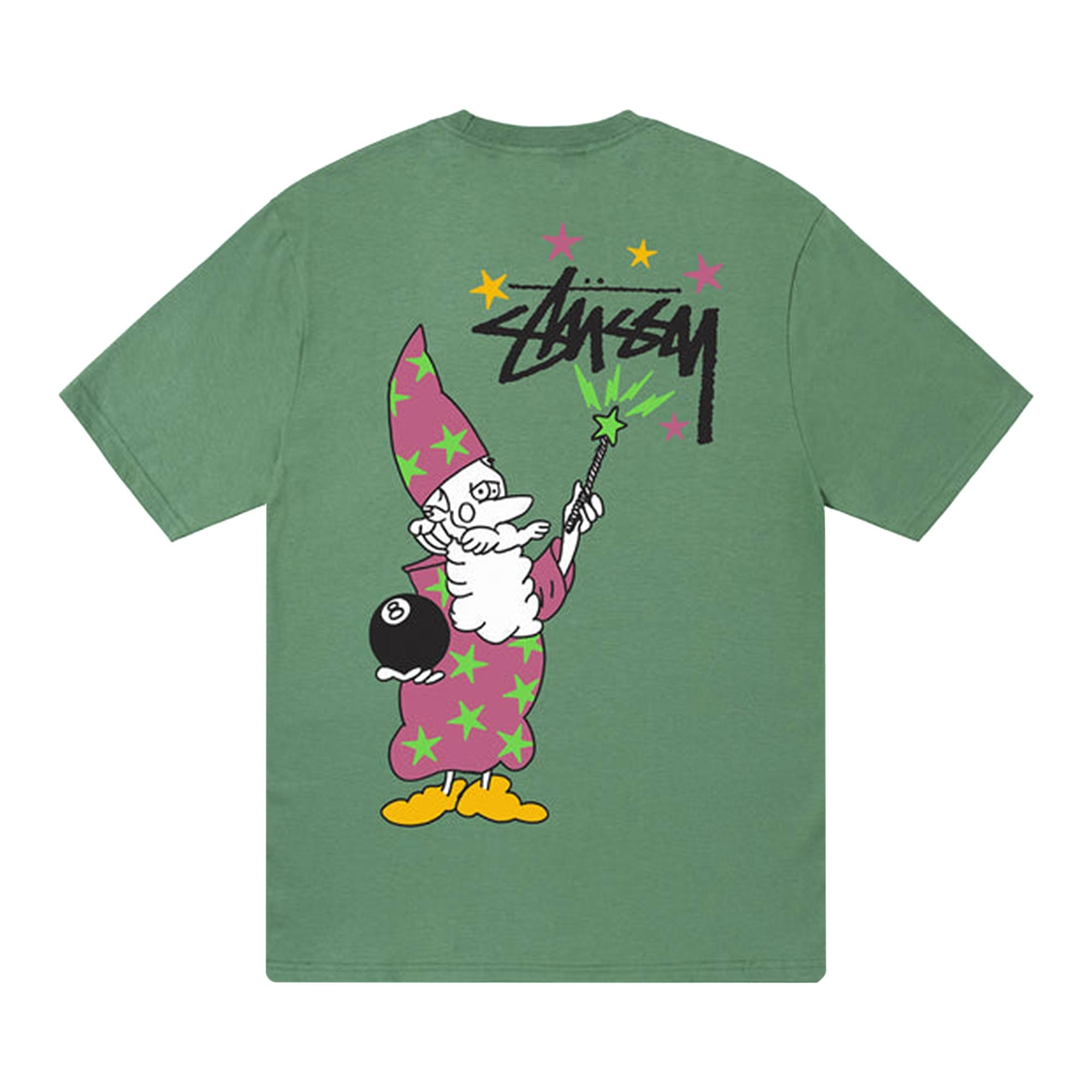 Stussy Wizard Tee 'Green' - 2