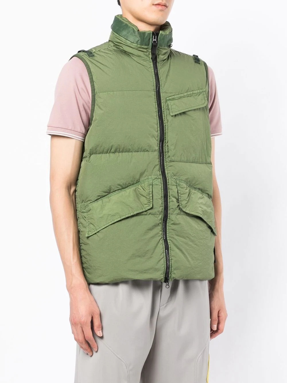 Compass-logo padded gilet - 3