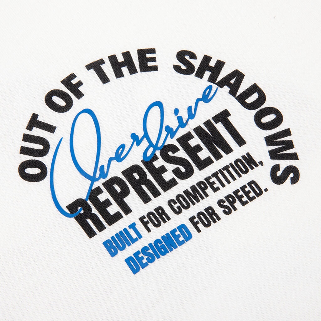 OUT OF THE SHADOWS T-SHIRT - FLAT WHITE - 3