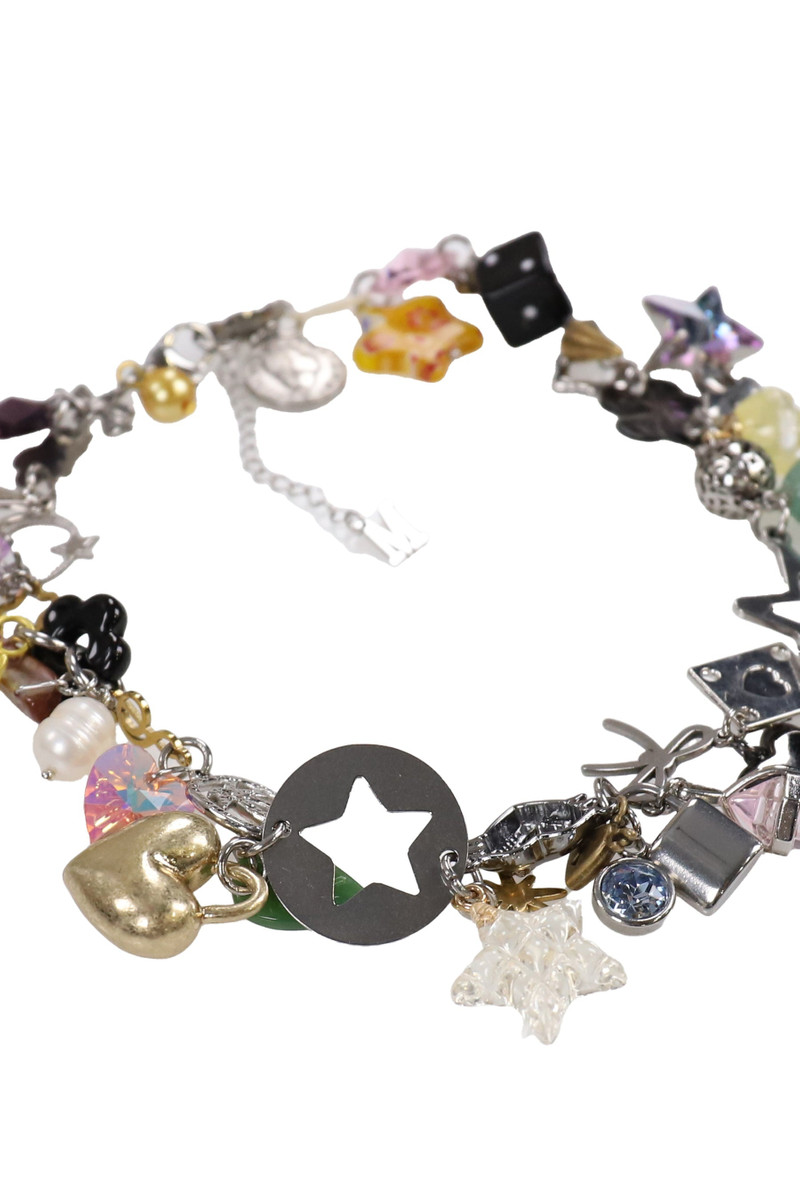 ECLIPSE CHARM NECKLACE / MULTI 4