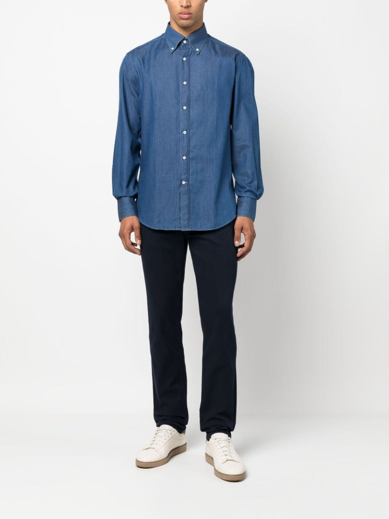 Brunello Cucinelli denim cotton shirt outlook