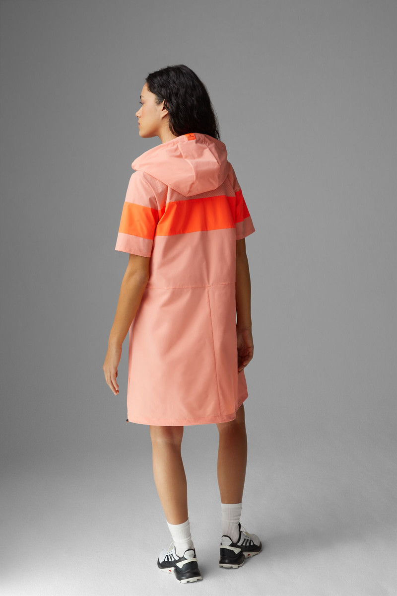 Valerie functional dress in Apricot 3