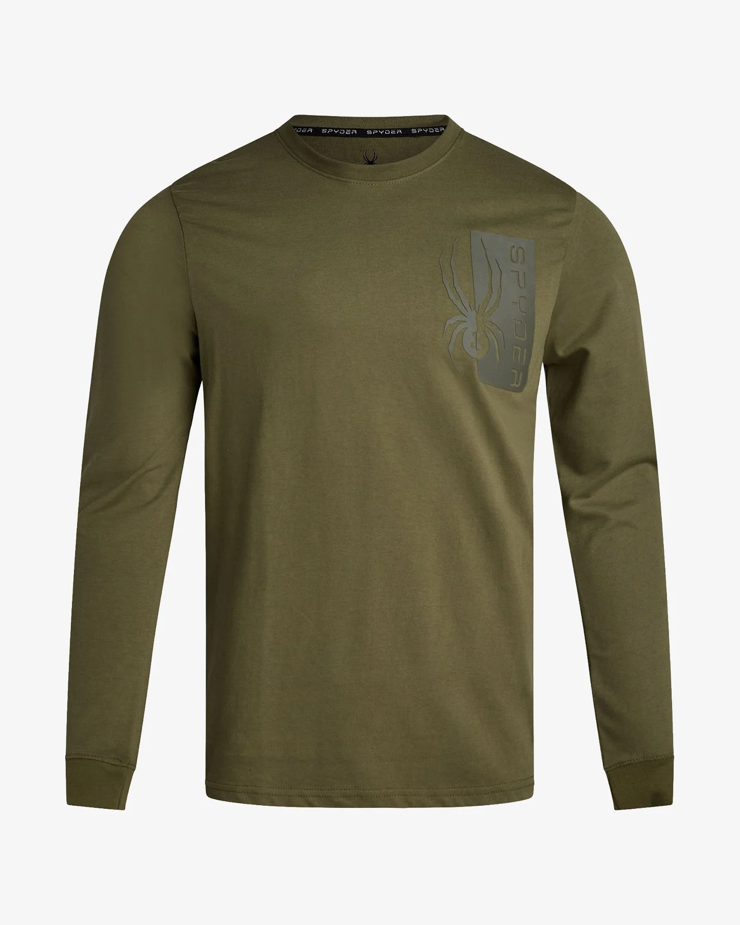 Men's Split Logo Long Sleeve - Sage - 1