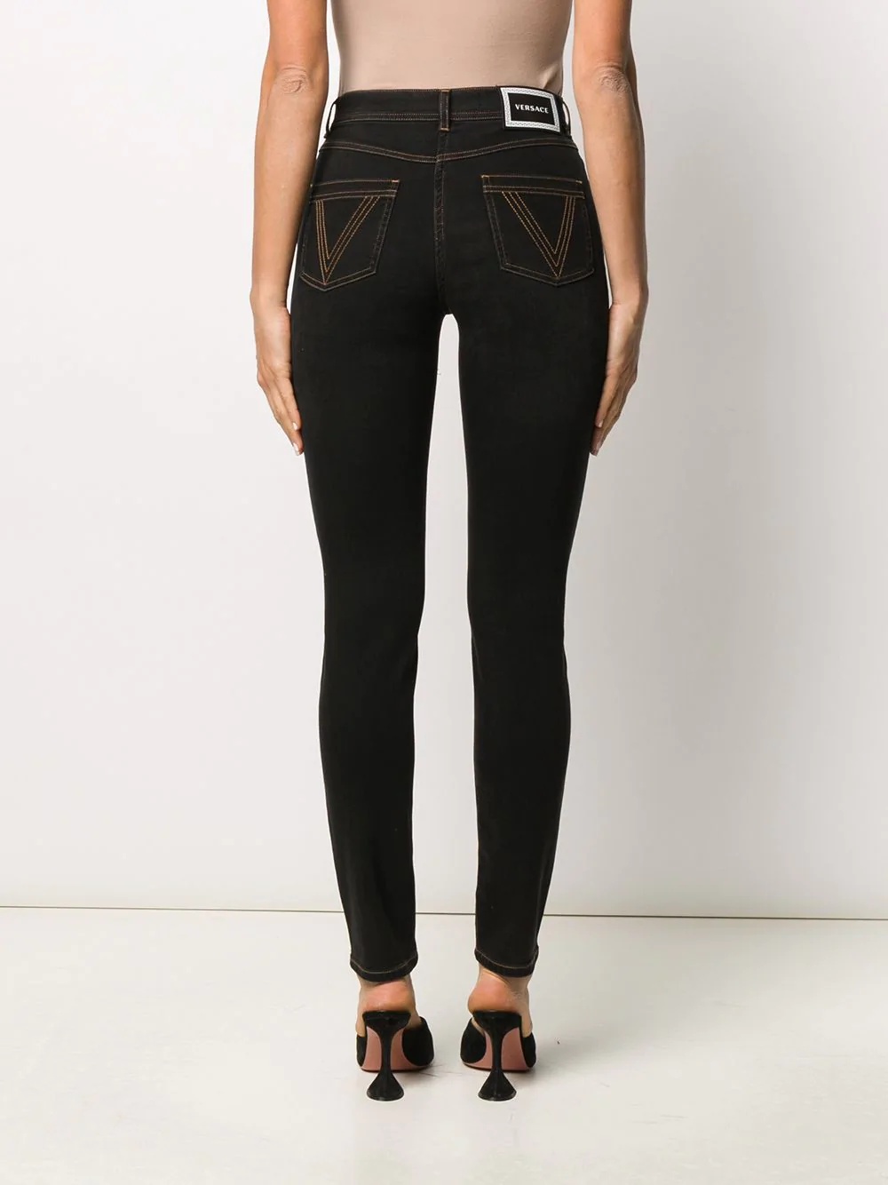 high rise skinny jeans - 4