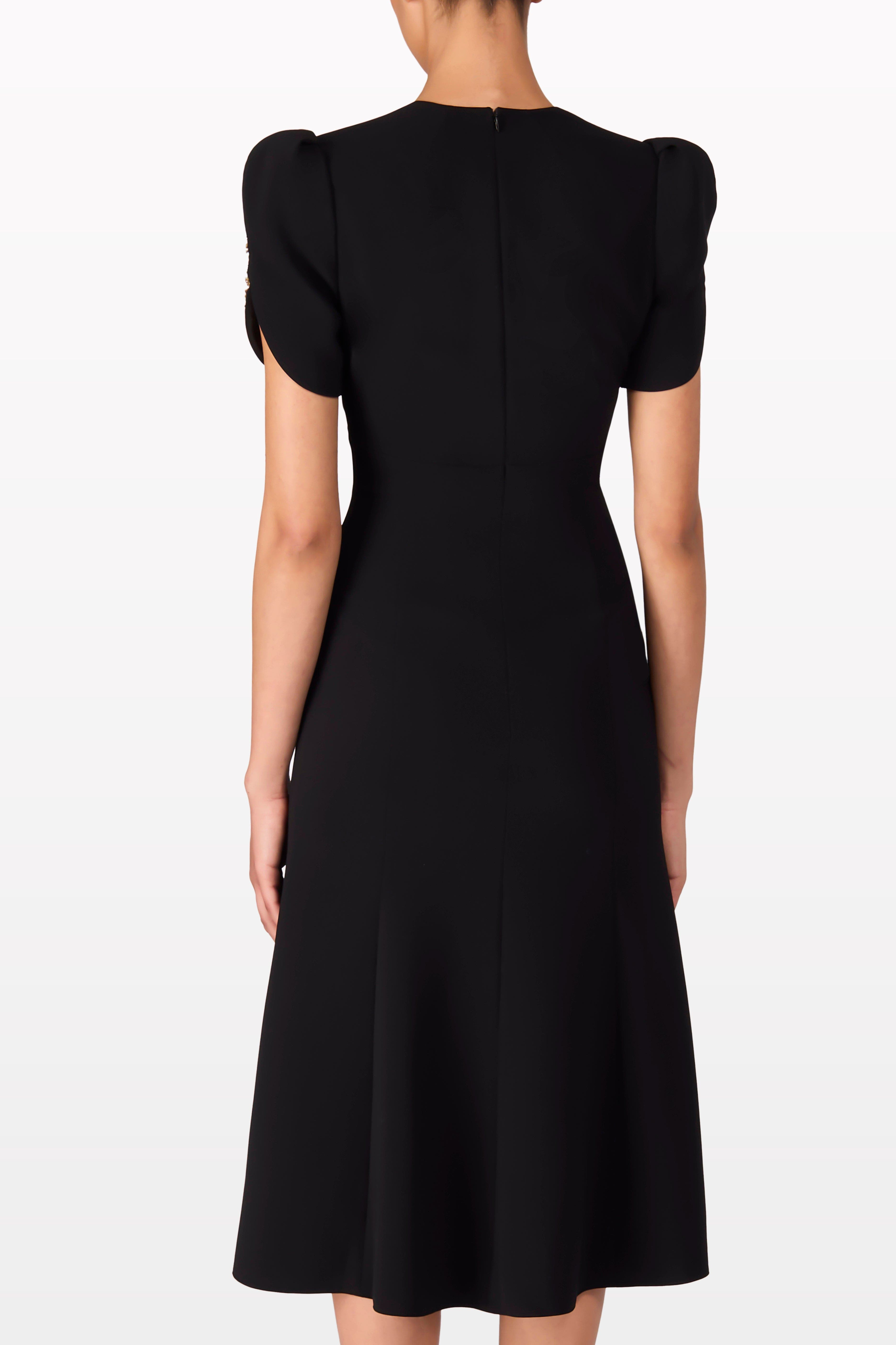 Jenny Packham Rosina Cocktail Dress in Liquorice at Nordstrom - 3