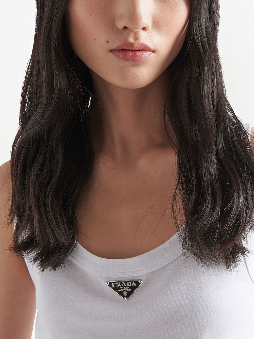 logo plaque crop top - 5