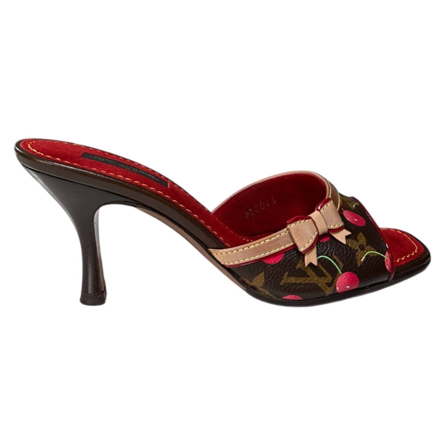 LOUIS VUITTON × TAKASHI MURAKAMI Spring Summer 2005 Cherry Monogram Sandals - 4