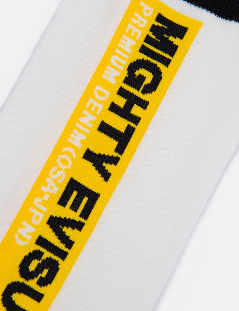 THREE-PACK LOGO JACQUARD LONG SOCKS 10