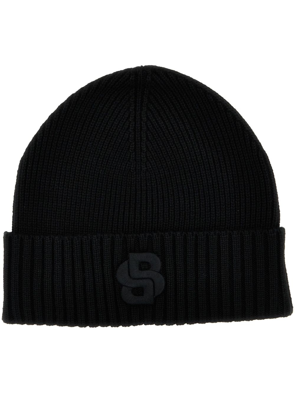 embroidered-logo beanie - 1