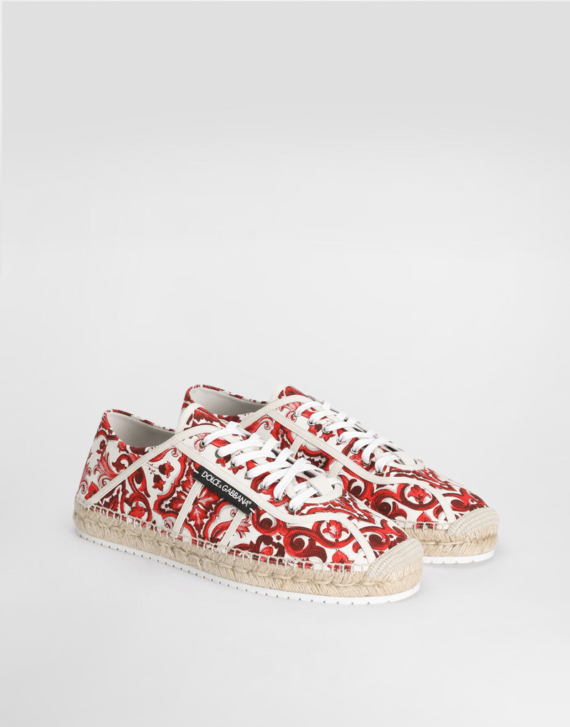 Majolica-print canvas espadrilles 2