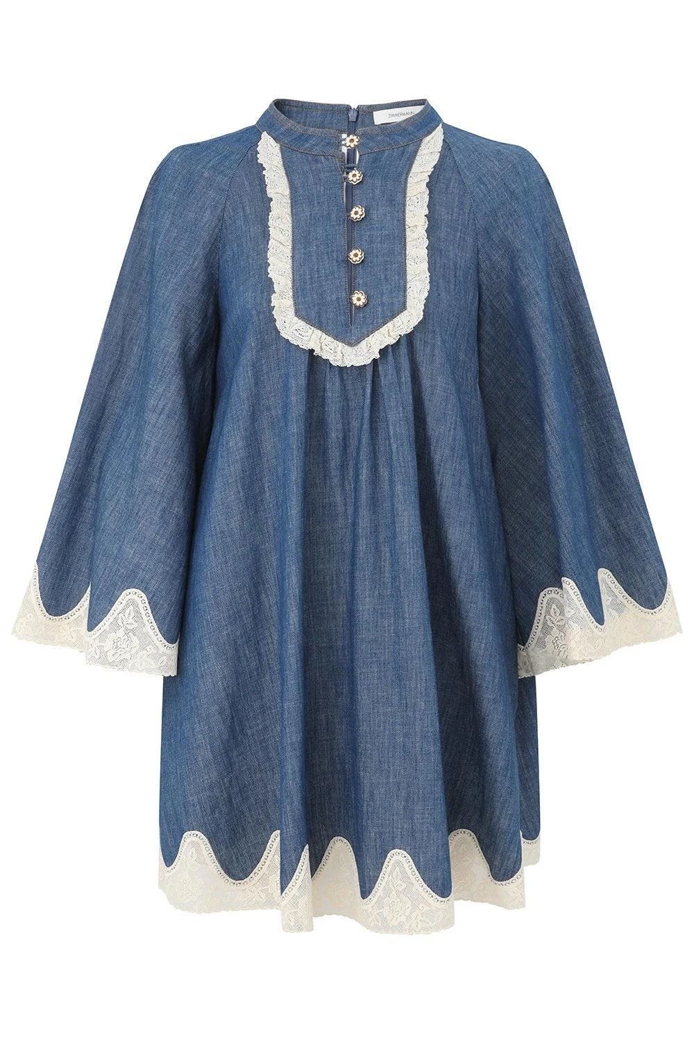 Awaken Denim Mini Dress - 1