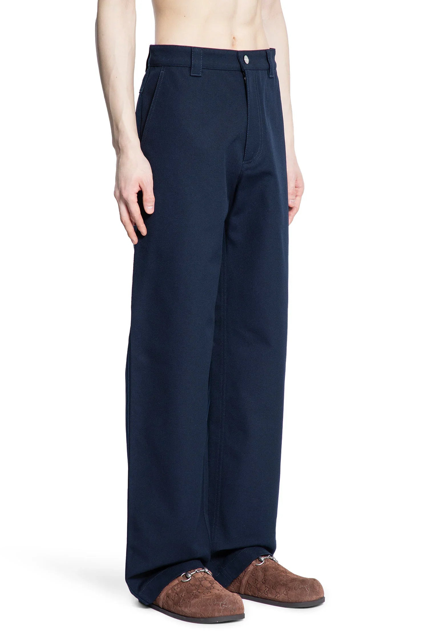 Heavy-Cotton-Canvas-Workwear-Trousers - 2