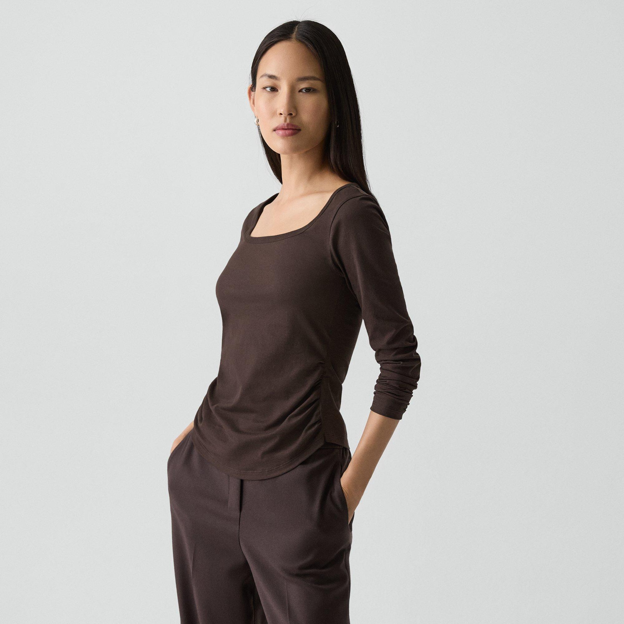 Square Neck Tee in Certified Organic Cotton - 3