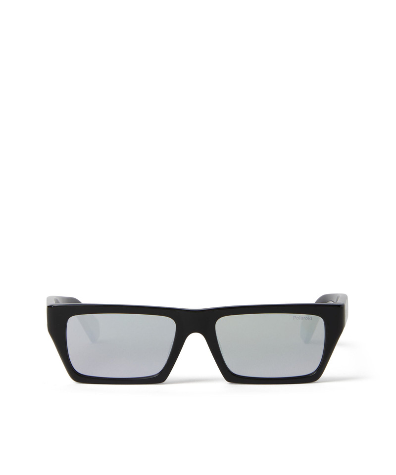 Mirrored sunglasses in Polaroid acetate for MSGM 1