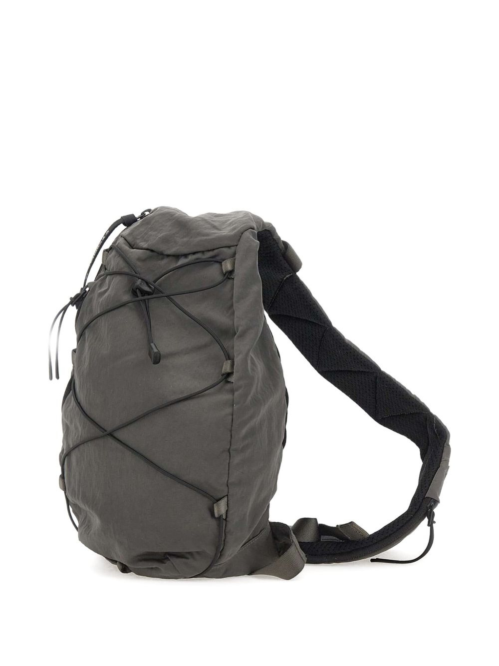 Nylon B lens-detail drawstring cross body - 3