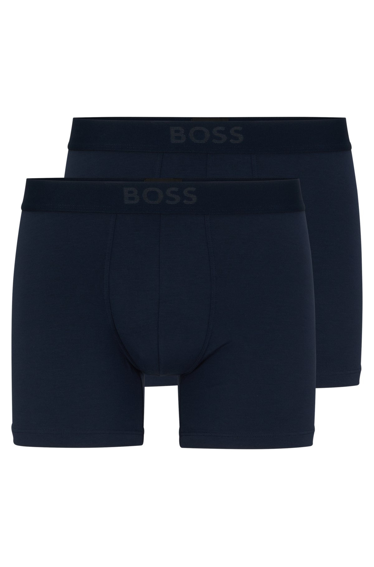 TWO-PACK OF STRETCH-MODAL BOXER BRIEFS WITH LOGO - 1