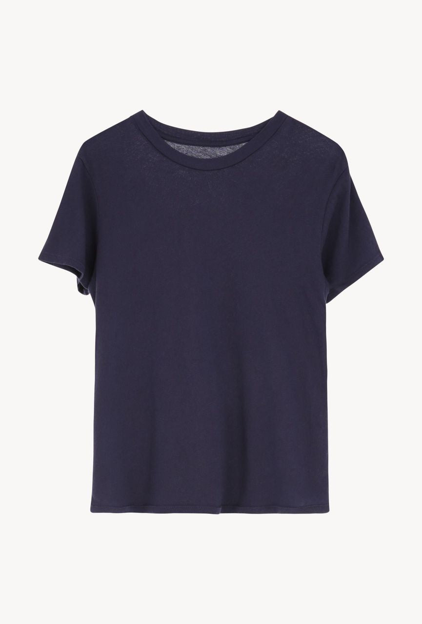 NAVY COTTON BABY TEE - 5